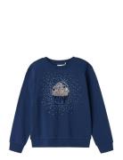 Nkfnuasa Ls Nreg Sweat Bru Tops Sweatshirts & Hoodies Sweatshirts Navy...
