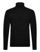 Tony Turtle Tops Knitwear Turtlenecks Black HOLZWEILER