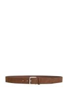 Classic Suede Belt Accessories Belts Classic Belts Brown GANT