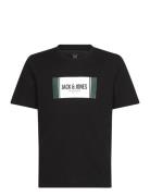 Jjhayato Tee Ss Crew Neck Jnr Tops T-Kortærmet Skjorte Black Jack & J ...