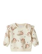 Nbfnoise Ls Sweat Bru Tops Sweatshirts & Hoodies Sweatshirts Cream Nam...