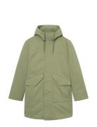 Wwhanes Parka Coat 25256 Parka Jakke Green WOOD WOOD