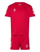 Hmllogo Set Kids Sport Sets With Short-sleeved T-shirt Red Hummel