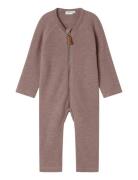 Nbfwmino Wool Bru Ls Suit Noos Outerwear Fleece Outerwear Fleece Cover...