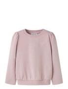 Nmfvima Ls Nreg Sweat Bru Tops Sweatshirts & Hoodies Sweatshirts Pink ...