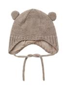 Nbnwruni Wool Knit Hat Accessories Headwear Hats Baby Hats Beige Name ...