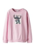 Nkfakira Stitch Rlx Sweat Bru Wdi Tops Sweatshirts & Hoodies Sweatshir...