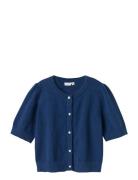 Nkfnabeth 2/4 Sl Knit Card Tops Knitwear Cardigans Navy Name It