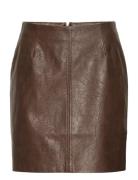 Ihkilavi Sk Skirts Short Skirts Brown ICHI