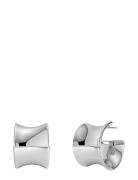 Cane Hoops S Steel Accessories Jewellery Earrings Hoops Silver Edblad