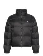 Essential Midweight Puffer Jacke Foret Jakke Black Calvin Klein Jeans