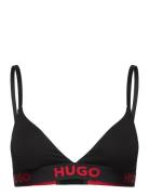 Triangle Sporty Logo Lingerie Bras & Tops Soft Bras Non Wired Bras Bla...