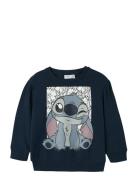 Nmfarina Stitch Sweat Bru Wdi Tops Sweatshirts & Hoodies Sweatshirts N...