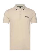 Paul Pro Sport Polos Short-sleeved Cream BOSS