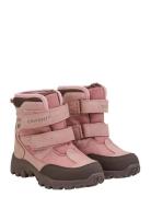 Boots Velcro Tex Vinterstøvler Med Burrebånd Pink En Fant