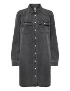 Onllisa L/S Dnm Dress Gua Kort Kjole Black ONLY