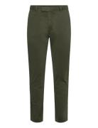 New England Sateen-Jarrett Chino Bottoms Trousers Chinos Khaki Green P...