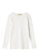 Tamra Tops T-shirts Long-sleeved T-Skjorte White MarMar Copenhagen