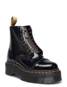 Vegan Sinclair Shoes Boots Ankle Boots Ankle Boots Flat Heel Black Dr....