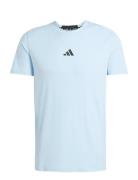 D4T Tee Sport T-Kortærmet Skjorte Blue Adidas Performance