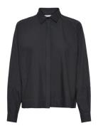 Gigi Oxford Shirt Tops Shirts Long-sleeved Grey Ahlvar Gallery