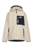Jr Champ Pile Jacket 2.0 Sport Fleece Outerwear Fleece Jackets Cream H...