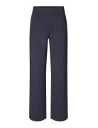 Sanda-M Bottoms Trousers Wide Leg Navy MbyM