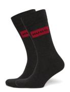 2P Rs Red Label Cc Underwear Socks Regular Socks Black HUGO