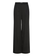 Srstormy Midwaist Wide Pant Bottoms Trousers Wide Leg Black Soft Rebel...