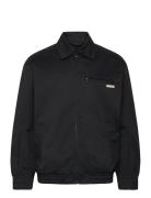 A- Ls Cotton Fz Blouson Jacket Tynd Jakke Black Calvin Klein Jeans