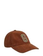 G Badge Cord Cap Accessories Headwear Caps Brown GANT