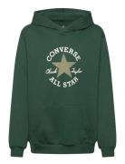 Po-Pull-Over Hoody Tops Sweatshirts & Hoodies Sweatshirts Green Conver...