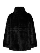 Lizz Jacket Outerwear Faux Fur Black Noella