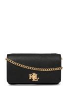 Crosshatch Crossbody Turn-Lock Tech Case Bags Top Handle Bags Black La...