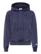 Hooded Sweatshirt Sport Sweatshirts & Hoodies Hoodies Navy Champion