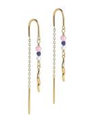 Earrings, Viva Ørestickere Smykker Multi/patterned Enamel Copenhagen