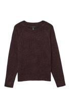 Vmdoffy Ls O-Neck Blouse Ga Noos Tops Knitwear Jumpers Purple Vero Mod...