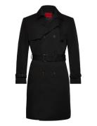 Maluks2511 Trenchcoat Frakke Black HUGO