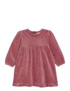 Dress Velour Dresses & Skirts Dresses Casual Dresses Long-sleeved Casu...