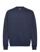 Mmgfrench Faded Sweat Tops Sweatshirts & Hoodies Sweatshirts Navy Mos ...