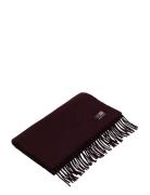 Recycled Wool Blend Scarf Accessories Scarves Winter Scarves Burgundy ...