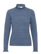 Guniiw Anaja Pullover Tops Knitwear Jumpers Blue InWear