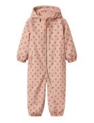 Nmflasnow10 Snowsuit Aop Fo Lil Outerwear Coveralls Snow-ski Coveralls...