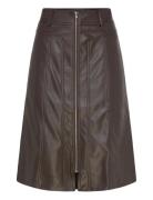 Katelynll Midi Skirt Skirts Knee-length & Midi Skirts Brown Lollys Lau...