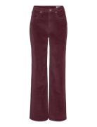 Vmtessa Hr Wide Corduroy Pants Ga Noos Bottoms Trousers Wide Leg Purpl...