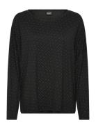 B Logo_Ls-Shirt Top Black BOSS