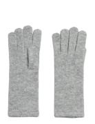 Pcfortuna Long Gloves Bc Accessories Gloves Finger Gloves Grey Pieces