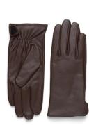 Gloves Accessories Gloves Finger Gloves Brown DEPECHE