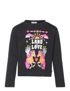 T-Shirt Tops T-shirts Long-sleeved T-Skjorte Grey Billieblush