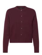 Vmkacy Ls O-Neck Cardigan Tops Knitwear Cardigans Burgundy Vero Moda